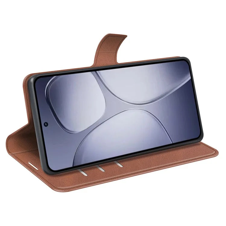 For Xiaomi Redmi K70 Ultra Stand Case Anti-Scratch Calf Texture Leather Phone Cover