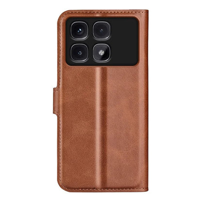 For Xiaomi Redmi K70 Ultra Stand Case Anti-Scratch Calf Texture Leather Phone Cover