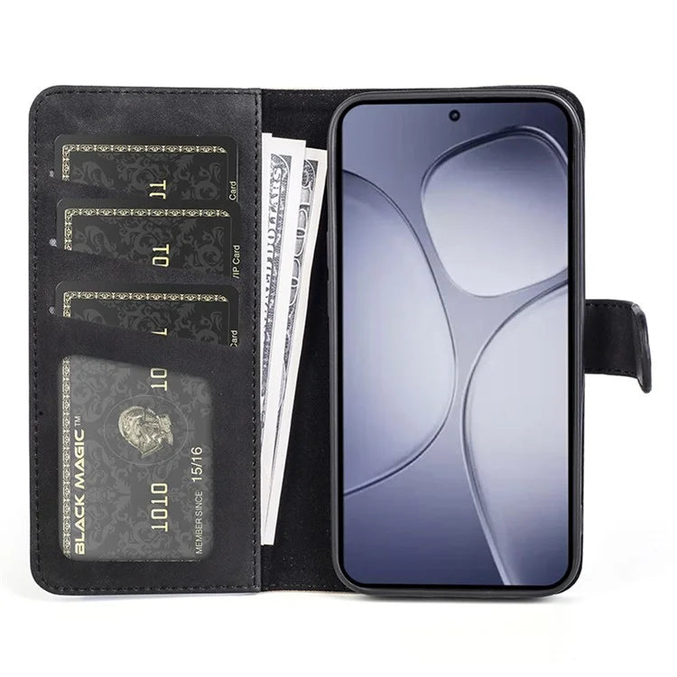 For Xiaomi Redmi K70 Ultra Wallet Case Leather Phone Cover Splicing Color