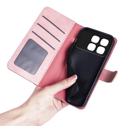 For Xiaomi Redmi K70 Ultra Wallet Case Leather Phone Cover Splicing Color