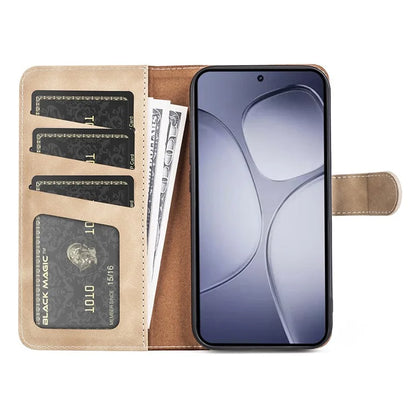 For Xiaomi Redmi K70 Ultra Wallet Case Leather Phone Cover Splicing Color