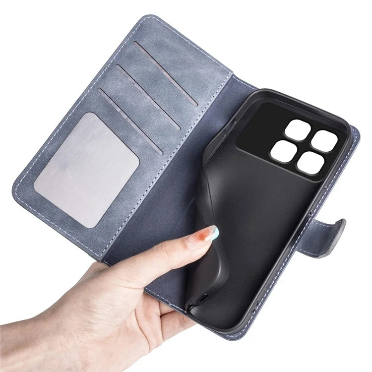 For Xiaomi Redmi K70 Ultra Wallet Case Leather Phone Cover Splicing Color