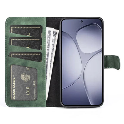 For Xiaomi Redmi K70 Ultra Wallet Case Leather Phone Cover Splicing Color
