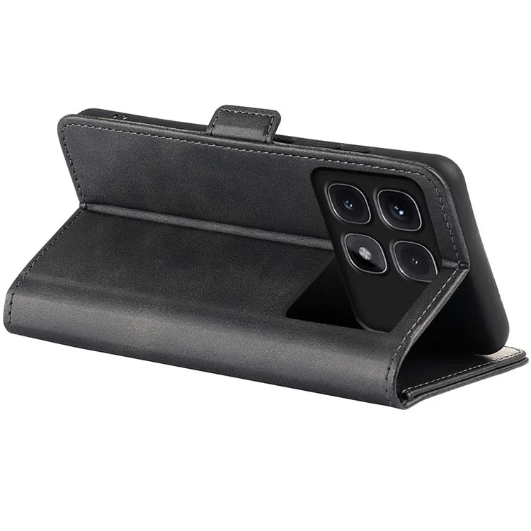 For Xiaomi Redmi K70 Ultra Stand Case Calf Texture Leather Wallet Phone Cover