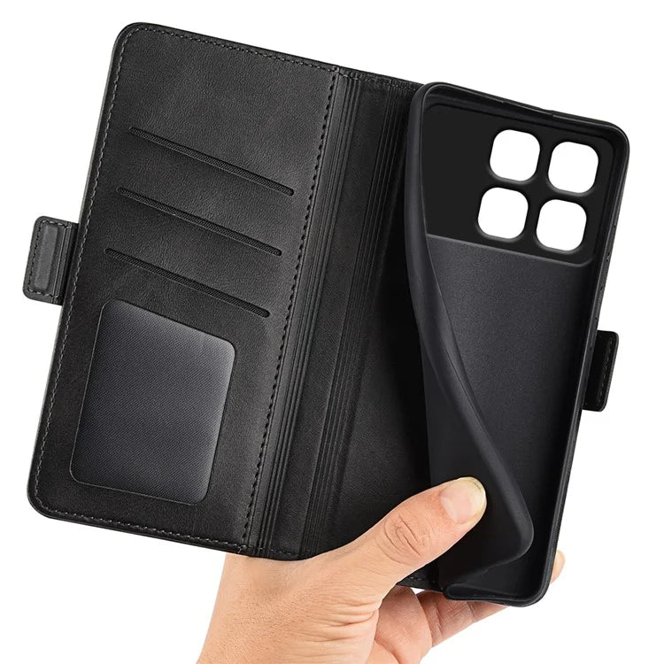 For Xiaomi Redmi K70 Ultra Stand Case Calf Texture Leather Wallet Phone Cover