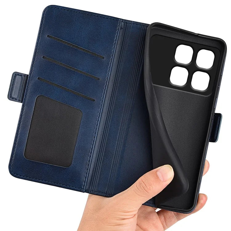 For Xiaomi Redmi K70 Ultra Stand Case Calf Texture Leather Wallet Phone Cover