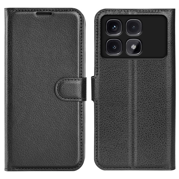 For Xiaomi Redmi K70 Ultra Case Litchi Texture Shockproof Leather Wallet Phone Cover