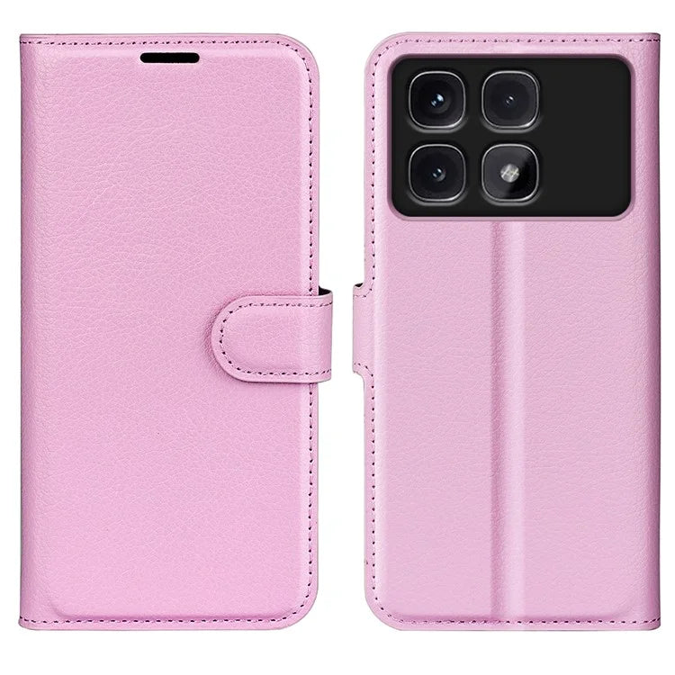 For Xiaomi Redmi K70 Ultra Case Litchi Texture Shockproof Leather Wallet Phone Cover