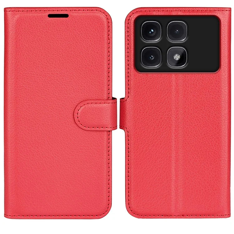 For Xiaomi Redmi K70 Ultra Case Litchi Texture Shockproof Leather Wallet Phone Cover