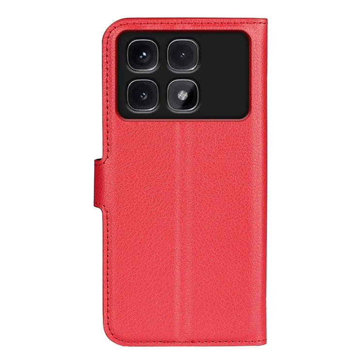 For Xiaomi Redmi K70 Ultra Case Litchi Texture Shockproof Leather Wallet Phone Cover