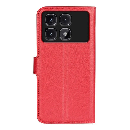 For Xiaomi Redmi K70 Ultra Case Litchi Texture Shockproof Leather Wallet Phone Cover