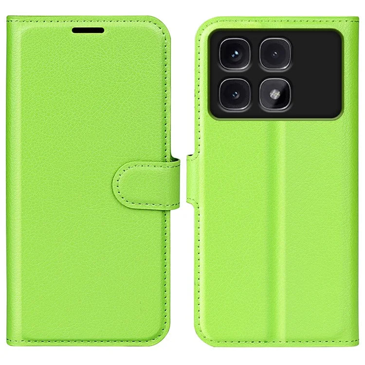 For Xiaomi Redmi K70 Ultra Case Litchi Texture Shockproof Leather Wallet Phone Cover