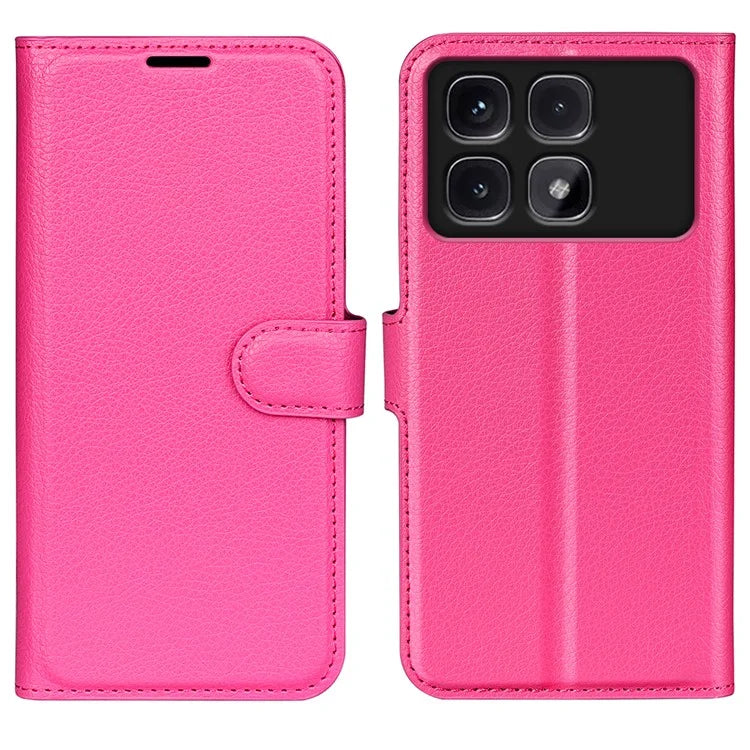 For Xiaomi Redmi K70 Ultra Case Litchi Texture Shockproof Leather Wallet Phone Cover