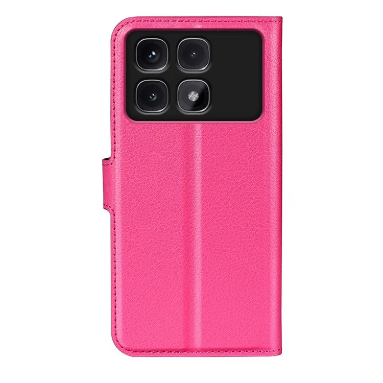 For Xiaomi Redmi K70 Ultra Case Litchi Texture Shockproof Leather Wallet Phone Cover