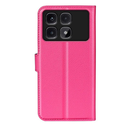 For Xiaomi Redmi K70 Ultra Case Litchi Texture Shockproof Leather Wallet Phone Cover