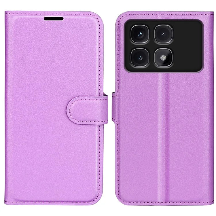 For Xiaomi Redmi K70 Ultra Case Litchi Texture Shockproof Leather Wallet Phone Cover