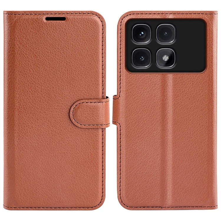 For Xiaomi Redmi K70 Ultra Case Litchi Texture Shockproof Leather Wallet Phone Cover