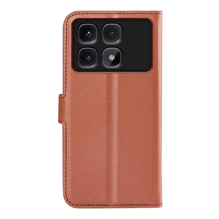 For Xiaomi Redmi K70 Ultra Case Litchi Texture Shockproof Leather Wallet Phone Cover