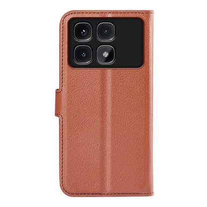 For Xiaomi Redmi K70 Ultra Case Litchi Texture Shockproof Leather Wallet Phone Cover