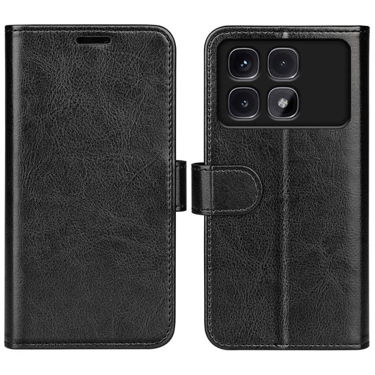 For Xiaomi Redmi K70 Ultra Wallet Case Crazy Horse Texture Stand Leather Phone Cover