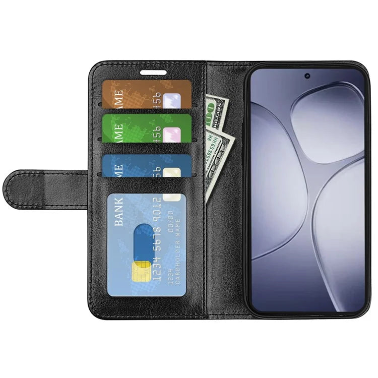 For Xiaomi Redmi K70 Ultra Wallet Case Crazy Horse Texture Stand Leather Phone Cover