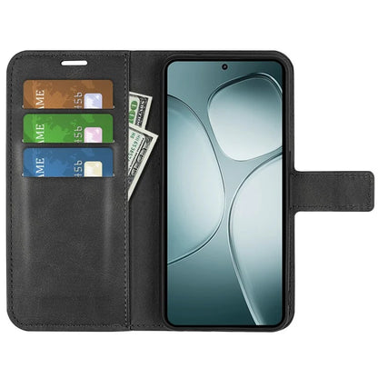 For Xiaomi 14T Stand Case Anti-Scratch Calf Texture Leather Phone Cover