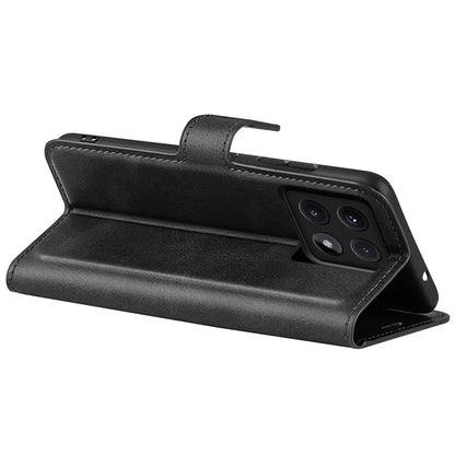 For Xiaomi 14T Stand Case Anti-Scratch Calf Texture Leather Phone Cover