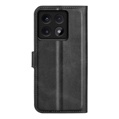 For Xiaomi 14T Stand Case Anti-Scratch Calf Texture Leather Phone Cover
