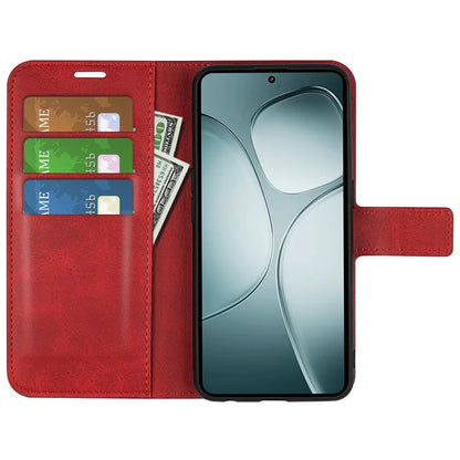 For Xiaomi 14T Stand Case Anti-Scratch Calf Texture Leather Phone Cover