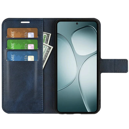 For Xiaomi 14T Stand Case Anti-Scratch Calf Texture Leather Phone Cover