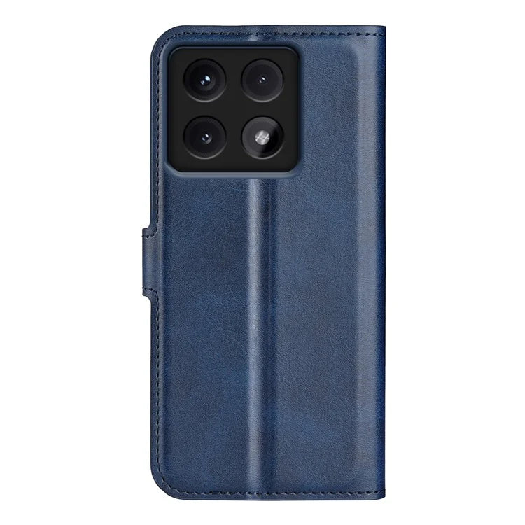 For Xiaomi 14T Stand Case Anti-Scratch Calf Texture Leather Phone Cover