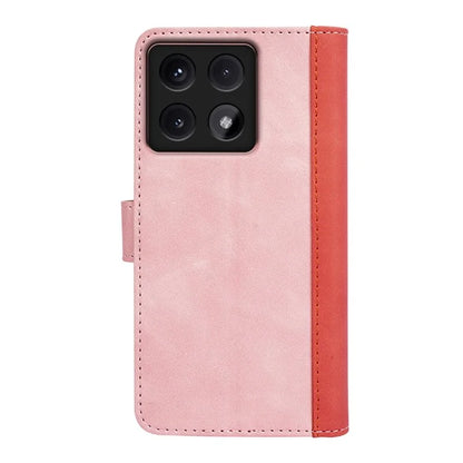 For Xiaomi 14T Wallet Case Leather Phone Cover Splicing Color