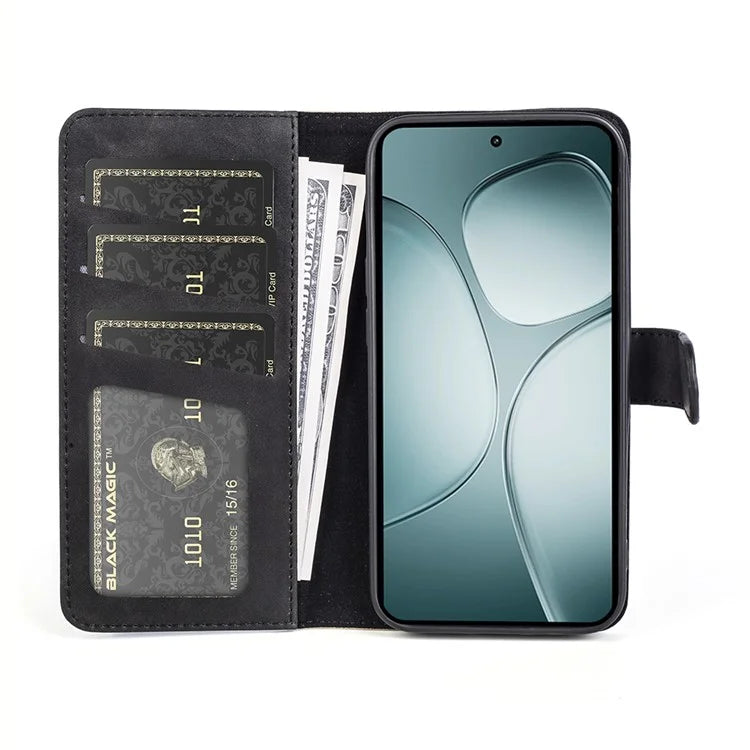 For Xiaomi 14T Wallet Case Leather Phone Cover Splicing Color