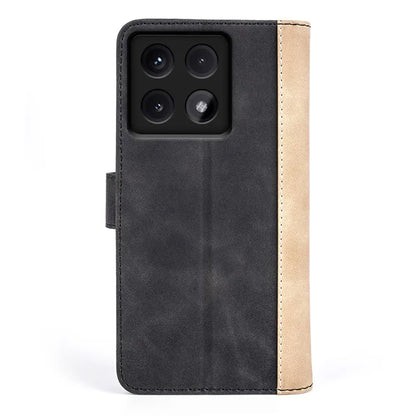 For Xiaomi 14T Wallet Case Leather Phone Cover Splicing Color