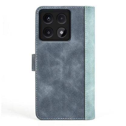 For Xiaomi 14T Wallet Case Leather Phone Cover Splicing Color