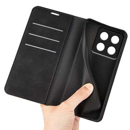For Xiaomi 14T Case Skin-Touch Leather Wallet Phone Cover