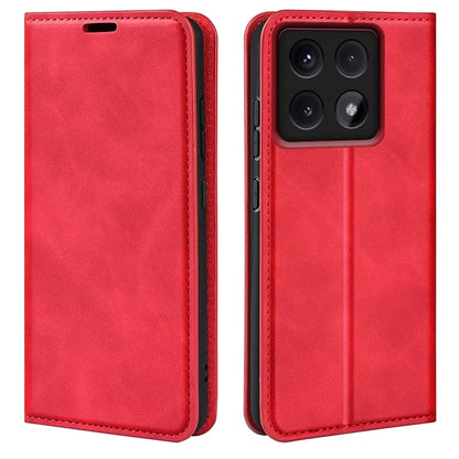 For Xiaomi 14T Case Skin-Touch Leather Wallet Phone Cover