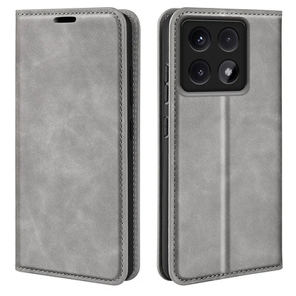 For Xiaomi 14T Case Skin-Touch Leather Wallet Phone Cover