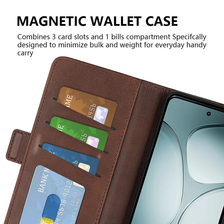 For Xiaomi 14T Stand Case Calf Texture Leather Wallet Phone Cover