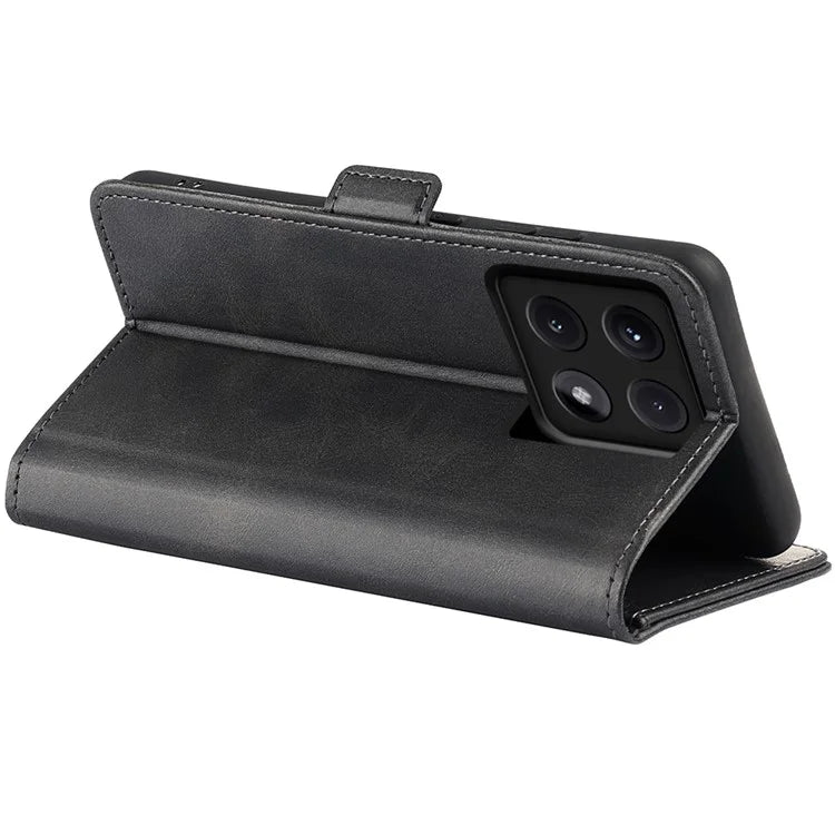 For Xiaomi 14T Stand Case Calf Texture Leather Wallet Phone Cover