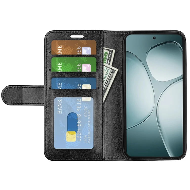 For Xiaomi 14T Wallet Case Crazy Horse Texture Stand Leather Phone Cover