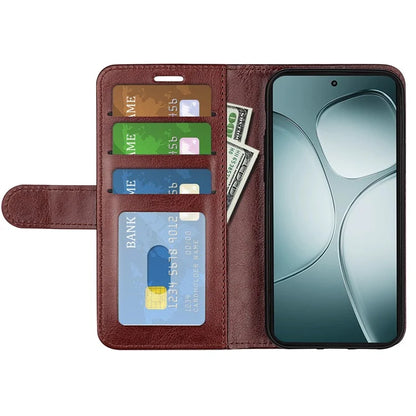 For Xiaomi 14T Wallet Case Crazy Horse Texture Stand Leather Phone Cover
