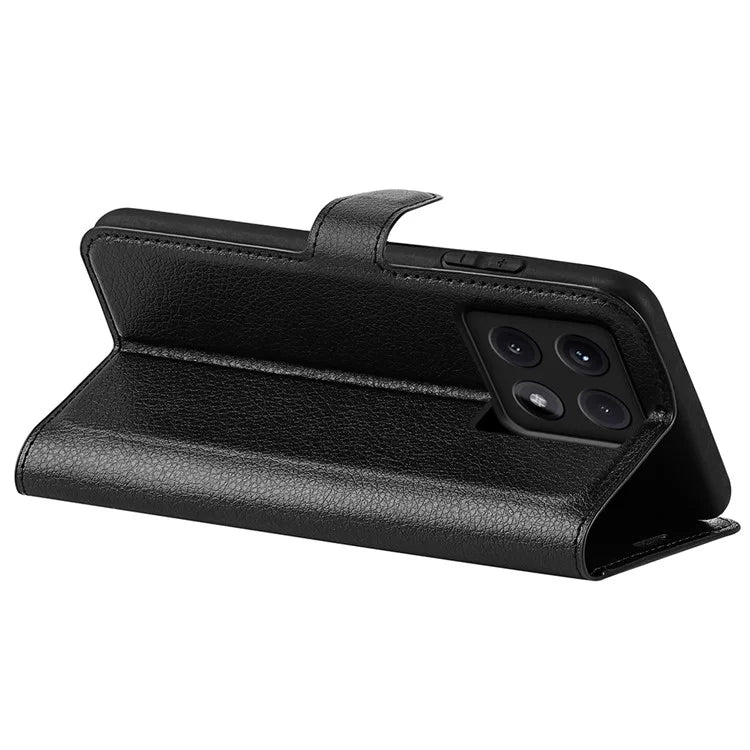 For Xiaomi 14T Case Litchi Texture Shockproof Leather Wallet Phone Cover