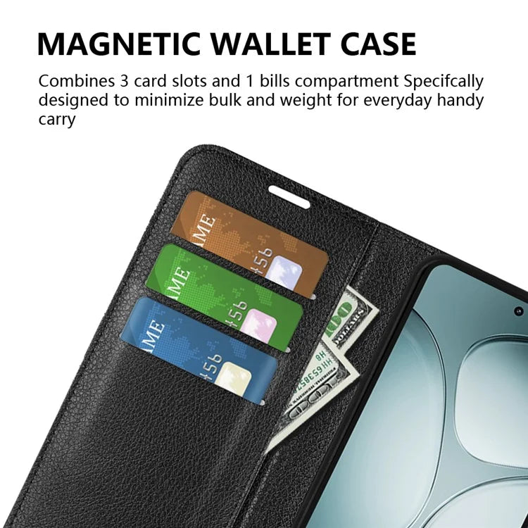 For Xiaomi 14T Case Litchi Texture Shockproof Leather Wallet Phone Cover
