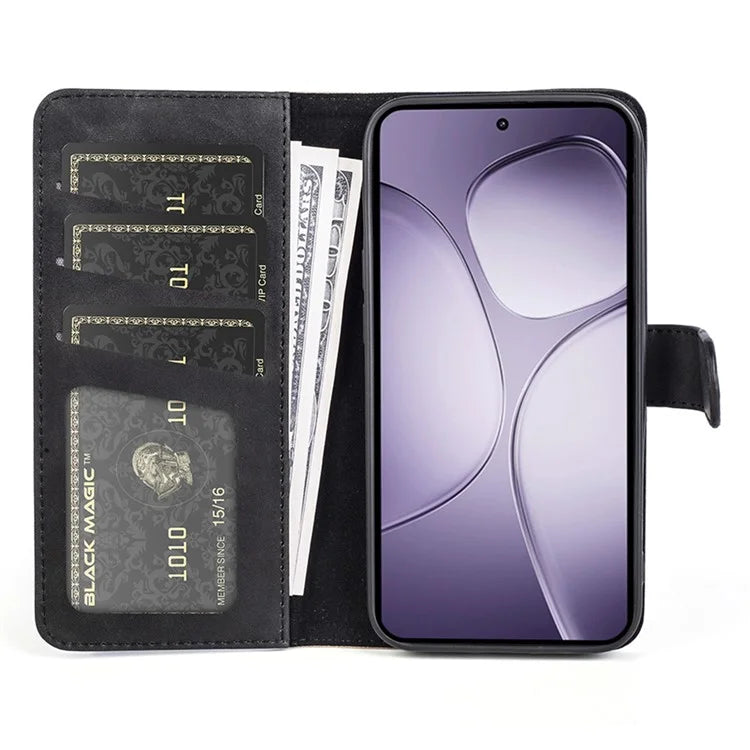 For Xiaomi 14T Pro Wallet Case Leather Phone Cover Splicing Color