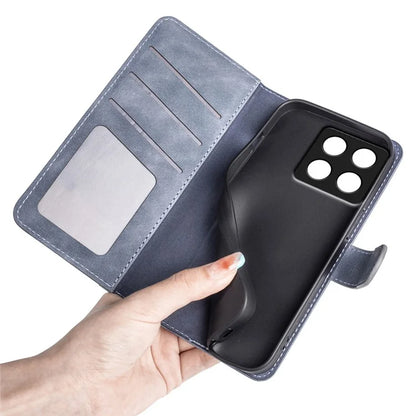 For Xiaomi 14T Pro Wallet Case Leather Phone Cover Splicing Color
