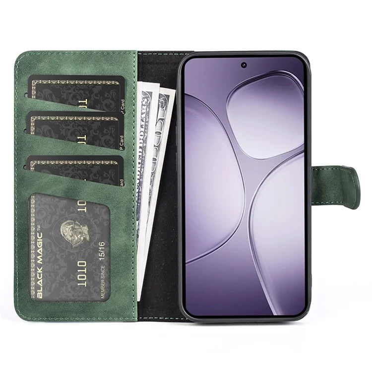 For Xiaomi 14T Pro Wallet Case Leather Phone Cover Splicing Color