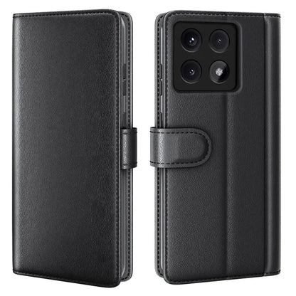 For Xiaomi 14T Pro Case Genuine Split Leather Phone Cover Wallet Card Slot