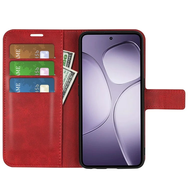 For Xiaomi 14T Pro Stand Case Anti-Scratch Calf Texture Leather Phone Cover