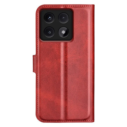 For Xiaomi 14T Pro Stand Case Anti-Scratch Calf Texture Leather Phone Cover
